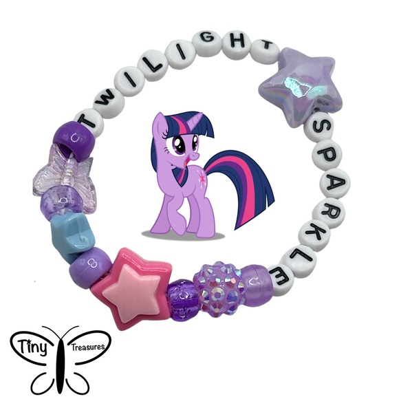 🦄Twilight Sparkle Kandi Bracelet🦄 - Picture 1 of 2